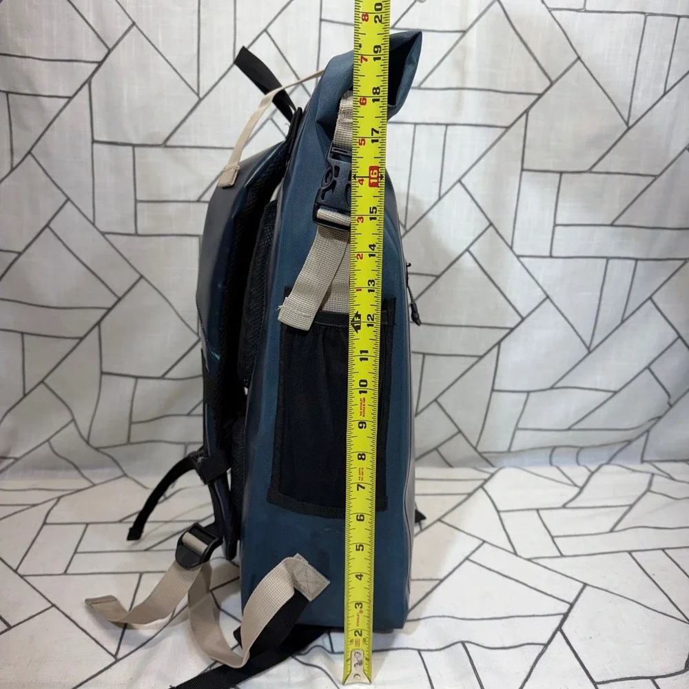 Vissla Dry Bag Backpack OS Blue Roll Top Waterproof Surf Gear MABG1NSB